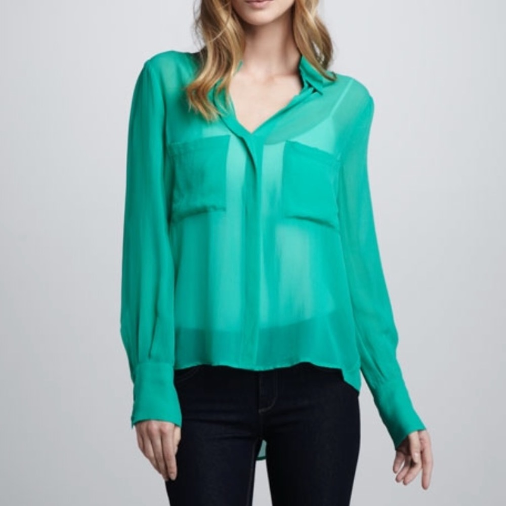 BCBG Max Azria Emma Blouse